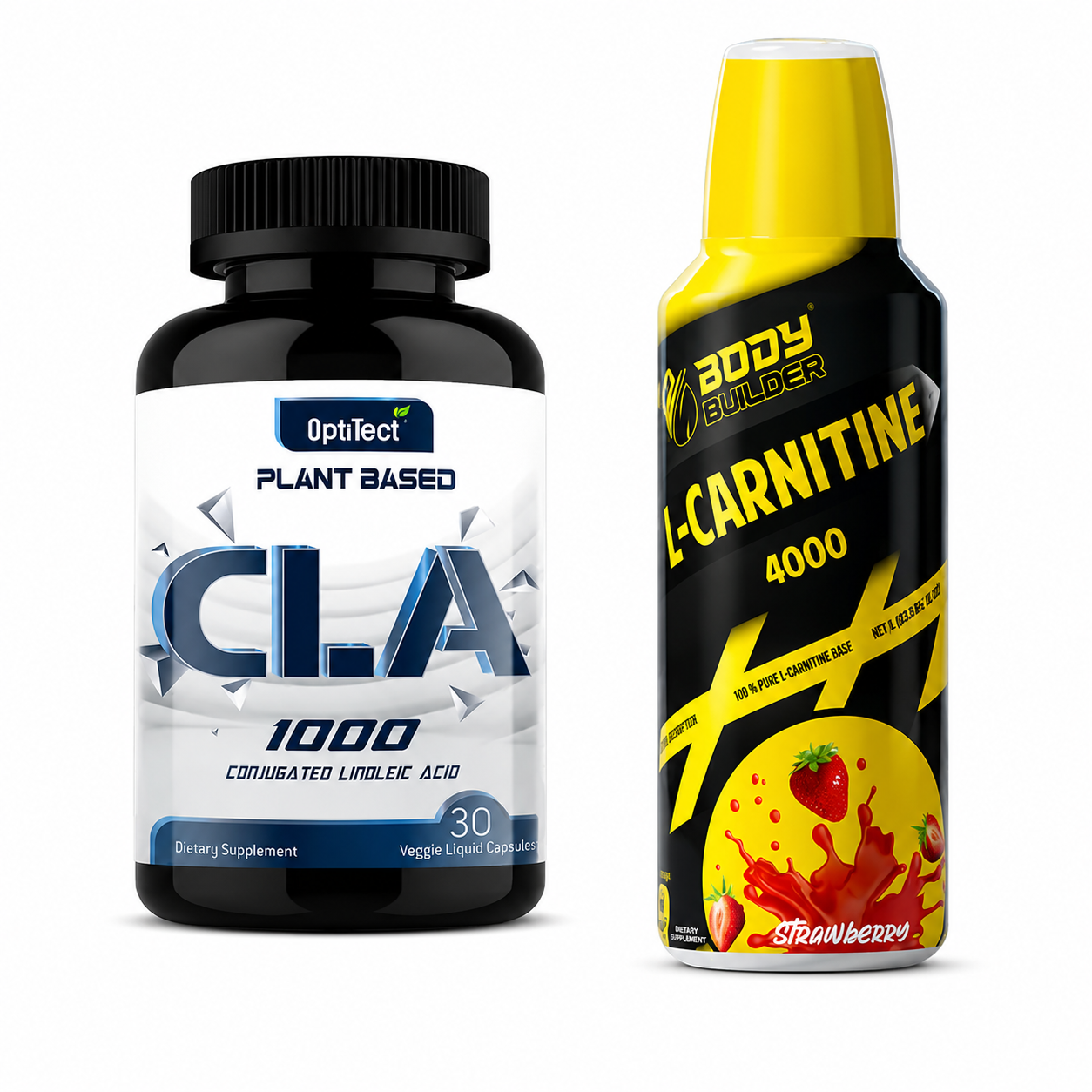 cla vs l carnitine Body Builder + Optitect 1000 Plant Based ghk cu clinical trials all products Size:240g